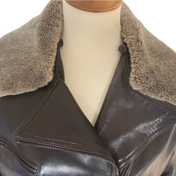 Vintage Burberry’s leather coat size M - Picture 2 of 9